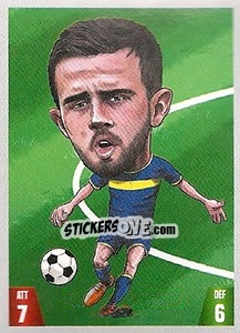 Sticker Miralem Pjanic - Gooolmania 2018 n. 302 - Select