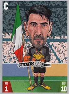 Cromo Gianluigi Buffon - Gooolmania 2018 n. 305 - Select