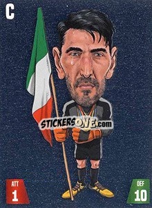 Sticker Gianluigi Buffon - Gooolmania 2018 - Select