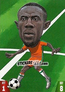 Sticker Eric Bailly - Gooolmania 2018 n. 306 - Select