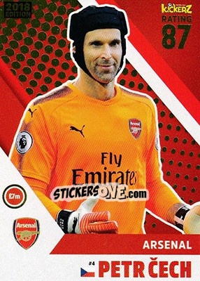 Sticker Petr Cech - Football Cards 2018 - Kickerz