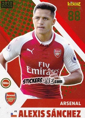 Cromo Alexis Sanchez - Football Cards 2018 - Kickerz