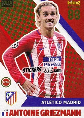 Sticker Antoine Griezmann - Football Cards 2018 n. 12 - Kickerz