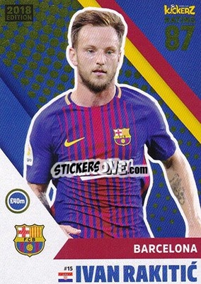 Sticker Ivan Rakitic - Football Cards 2018 n. 15 - Kickerz