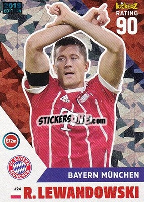 Figurina Robert Lewandowski - Football Cards 2018 - Kickerz