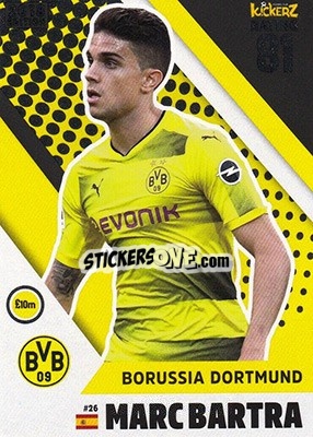 Sticker Marc Bartra - Football Cards 2018 n. 26 - Kickerz