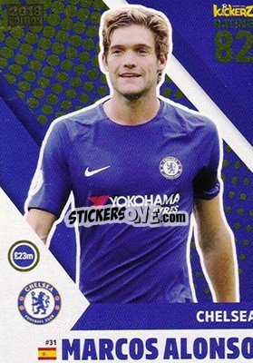 Sticker Marcos Alonso - Football Cards 2018 - Kickerz