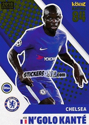 Sticker N'Golo Kante - Football Cards 2018 - Kickerz
