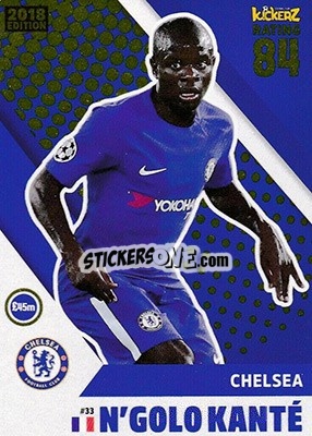 Sticker N'Golo Kante - Football Cards 2018 n. 33 - Kickerz