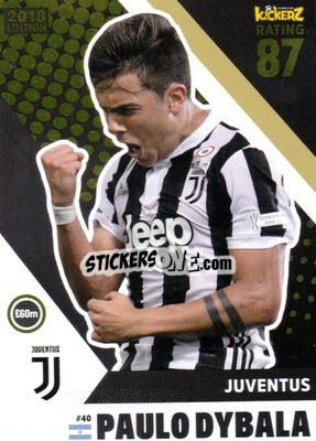 Sticker Paulo Dybala - Football Cards 2018 - Kickerz