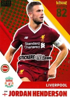 Figurina Jordan Henderson - Football Cards 2018 - Kickerz