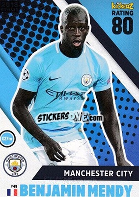 Sticker Benjamin Mendy - Football Cards 2018 - Kickerz