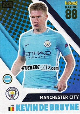 Sticker Kevin De Bruyne - Football Cards 2018 - Kickerz