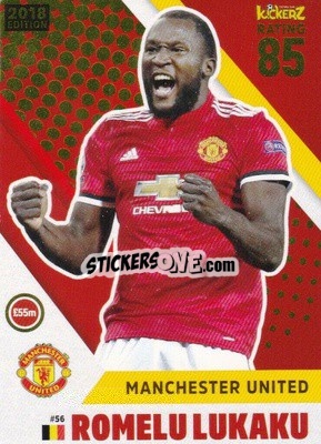Sticker Romelu Lukaku - Football Cards 2018 n. 56 - Kickerz