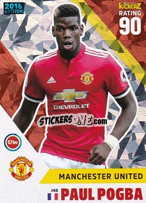 Cromo Paul Pogba - Football Cards 2018 - Kickerz