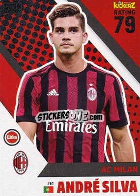 Sticker Andre Silva - Football Cards 2018 n. 61 - Kickerz