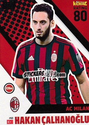 Sticker Hakan Calhanoglu - Football Cards 2018 - Kickerz