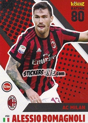 Cromo Alessio Romagnoli - Football Cards 2018 - Kickerz