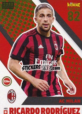 Sticker Ricardo Rodriguez - Football Cards 2018 n. 65 - Kickerz