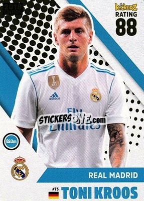 Sticker Toni Kroos - Football Cards 2018 n. 75 - Kickerz