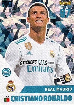 Sticker Cristiano Ronaldo - Football Cards 2018 n. 78 - Kickerz