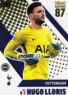 Sticker Hugo Lloris - Football Cards 2018 n. 83 - Kickerz