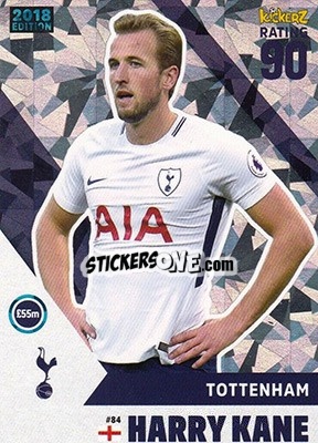 Sticker Harry Kane - Football Cards 2018 n. 84 - Kickerz