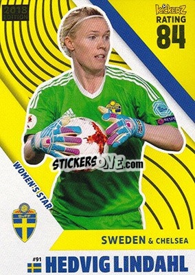 Sticker Hedvig Lindahl - Football Cards 2018 - Kickerz