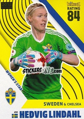 Sticker Hedvig Lindahl - Football Cards 2018 n. 91 - Kickerz