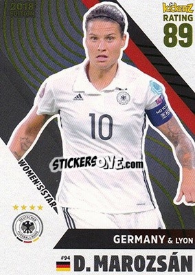 Cromo Dzsenifer Marozsan - Football Cards 2018 - Kickerz