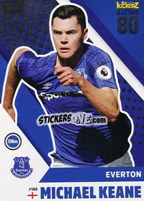 Sticker Michael Keane - Football Cards 2018 n. 100 - Kickerz