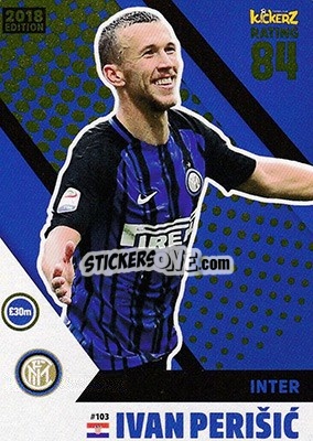 Sticker Ivan Perisic - Football Cards 2018 n. 103 - Kickerz
