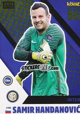 Sticker Samir Handanovic - Football Cards 2018 - Kickerz