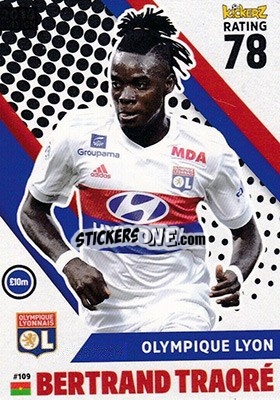 Sticker Bertrand Traore - Football Cards 2018 n. 109 - Kickerz