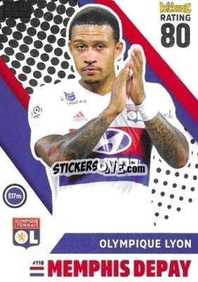 Sticker Memphis Depay - Football Cards 2018 n. 110 - Kickerz