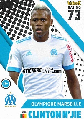 Sticker Clinton Njie - Football Cards 2018 n. 112 - Kickerz