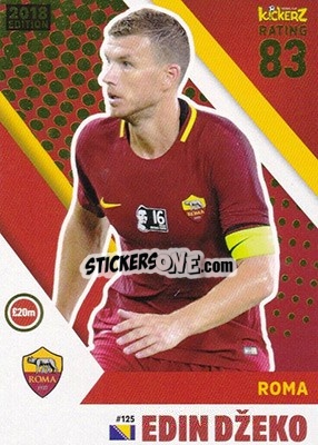 Sticker Edin Dzeko - Football Cards 2018 - Kickerz