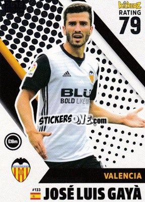 Sticker Jose Luis Gaya - Football Cards 2018 n. 133 - Kickerz