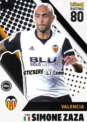 Sticker Simone Zaza - Football Cards 2018 n. 134 - Kickerz