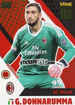 Sticker Gianluigi Donnarumma - Football Cards 2018 n. 139 - Kickerz
