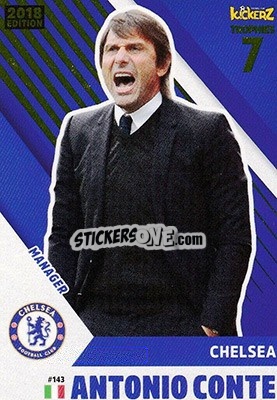 Sticker Antonio Conte - Football Cards 2018 - Kickerz