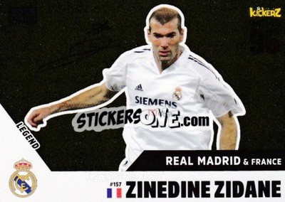 Cromo Zinedine Zidane - Football Cards 2018 - Kickerz