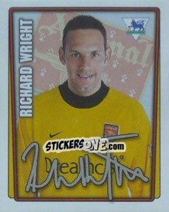 Sticker Richard Wright - Premier League Inglese 2001-2002 n. 6 - Merlin
