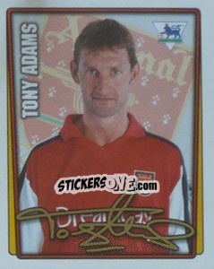 Sticker Tony Adams - Premier League Inglese 2001-2002 - Merlin
