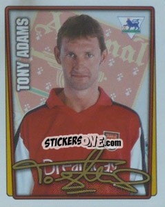 Sticker Tony Adams - Premier League Inglese 2001-2002 n. 7 - Merlin