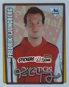 Sticker Fredrik Ljungberg - Premier League Inglese 2001-2002 - Merlin