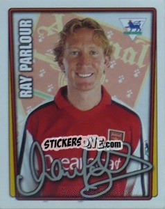 Sticker Ray Parlour - Premier League Inglese 2001-2002 n. 14 - Merlin