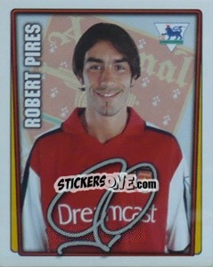 Sticker Robert Pires - Premier League Inglese 2001-2002 n. 15 - Merlin