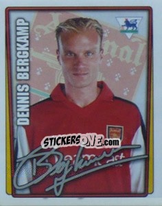 Cromo Dennis Bergkamp - Premier League Inglese 2001-2002 - Merlin