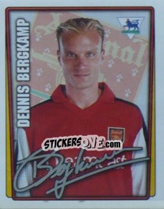 Sticker Dennis Bergkamp - Premier League Inglese 2001-2002 n. 18 - Merlin